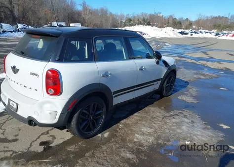 2013 Mini Countryman Cooper S z USA, uszkodzony, nr VIN WMWZC5C51DWM16660